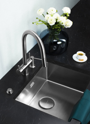 Omoikiri Akita-S GB, смеситель, графит Детальное фото товара: Omoikiri Akita-S GB, смеситель, графит