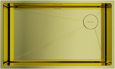 Omoikiri Taki 74-U/IF-LG SIDE, мойка, нержавеющая сталь, светлое золото