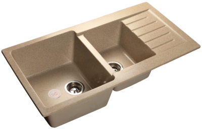 GranFest PRACTIK GF-P-980 KL, мойка, мрамор, песочный