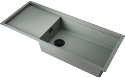 Детальное фото товара: Omoikiri Sintesi 116-WG, мойка, керамика, wind green