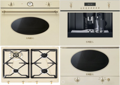 Детальное фото товара: Smeg SRV864POGH + SF800PO + MP822NPO + CMS8451P