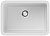 Фото товара: Omoikiri Torishima 67-U/I-WH Glossy, мойка, керамика, белый глянцевый