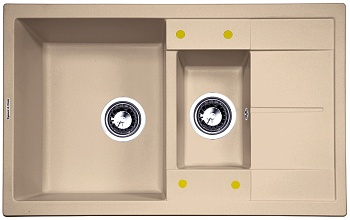 Zigmund & Shtain RECHTECK 780.2, мойка, топленое молоко Фото товара: Zigmund & Shtain RECHTECK 780.2, мойка, топленое молоко