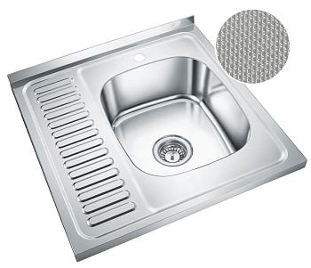 Фото товара: Emar T6060RQ Decor, мойка, нержавеющая сталь