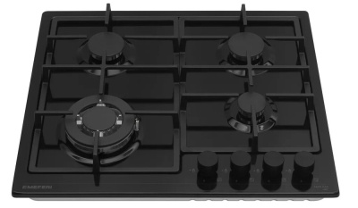 Детальное фото товара: MEFERI MGH604BK LIGHT газовая поверхность