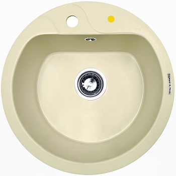 Zigmund & Shtain KREIS 505F, мойка, молодое шампанское    Фото товара: Zigmund & Shtain KREIS 505F, мойка, молодое шампанское