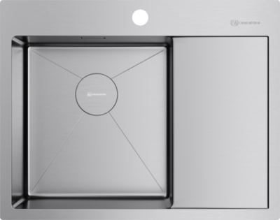 Omoikiri Akisame 65-IN-L, мойка, нержавеющая сталь, чаша слева