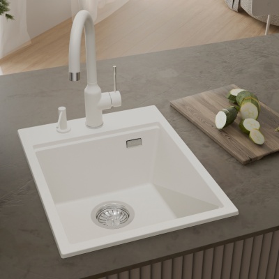 Детальное фото товара: Rivelato TESORO TR-405 brina мойка, гранит, иней