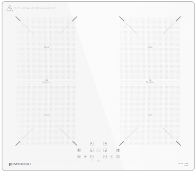 Детальное фото товара: MEFERI MIH604WH ULTRA индукционная поверхность