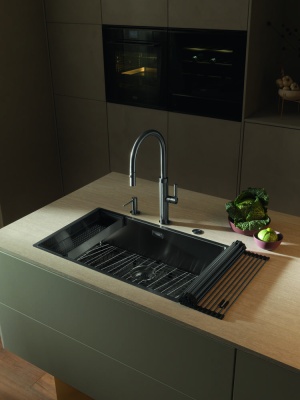 Детальное фото товара: Franke BXM 210/110-68 F-INOX, мойка, нержавеющая сталь, антрацит