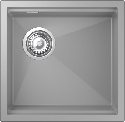 Rivelato LINO LN-454-L grigio metallizz, мойка, гранит, серый металлик