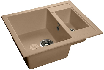 Фото товара: GranFest QUADRO GF-Q-610 K, мойка, мрамор, топаз