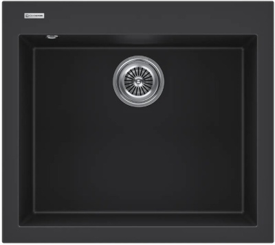 Детальное фото товара: KUCHENSTERN OBEN 60, мойка, гранит, черный