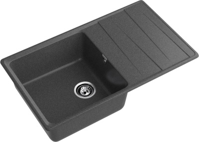 Детальное фото товара: GranFest LEVEL GF-LV-860L, мойка, мрамор, графит