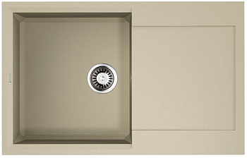Фото товара: Omoikiri Sakaime 79-SA, мойка, гранит, бежевый