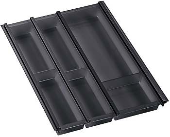 Фото товара: Ninka Cuisio Aqua 450, Tandem Box Blum, DWD XP, Nova Pro Grass, лоток для столовых приборов, черный