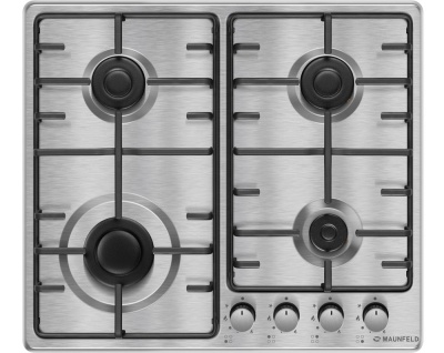 Maunfeld EGHS.64.3STS-ES/G Детальное фото товара: Maunfeld EGHS.64.3STS-ES/G газовая поверхность