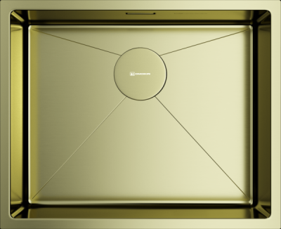 Omoikiri Taki 54-U/IF-LG, мойка, нержавеющая сталь/светлое золото