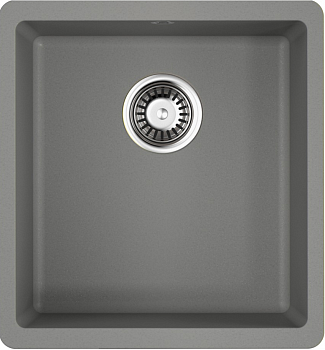 Фото товара: Omoikiri Kata 40-U-GR, мойка, гранит, leningrad grey