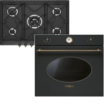 Фото товара: Smeg SRV876AOGH + SF800AO