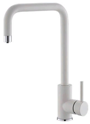 Детальное фото товара: ALVEUS DUAL G11 ARCTIC, смеситель, гранит, белый