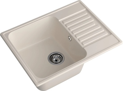 Детальное фото товара: GranFest QUARZ GF-Z13, мойка, гранит, белый