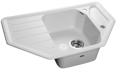 Детальное фото товара: GranFest CORNER GF-C-800 E, мойка, мрамор, иней