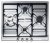 Smeg SER60SGH3 Детальное фото товара: Smeg SER60SGH3 газовая поверхность