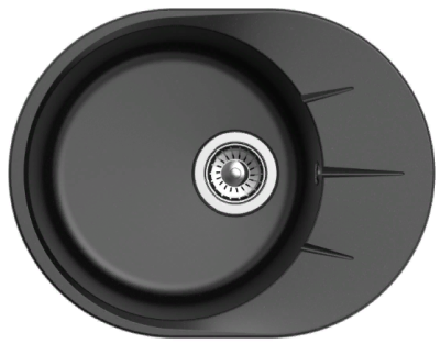 Детальное фото товара: Ewigstein Rund R- 45F, мойка, гранит, черный