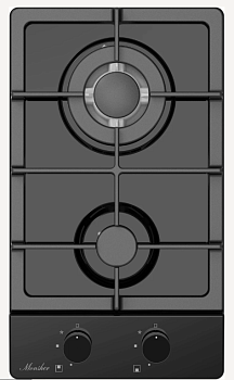 Фото товара: Monsher MSG 33 Noir газовая поверхность