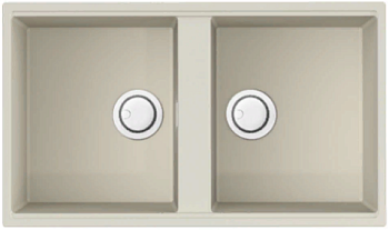 Фото товара: Omoikiri Kitagawa 83-2-U-WH, мойка, керамика, белый