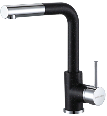 Paulmark KASSEL, смеситель, гранит, черный