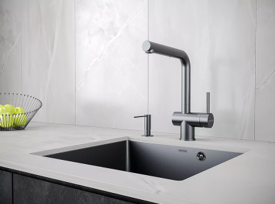 Детальное фото товара: Paulmark DECUS, дозатор для моющего средства, черный