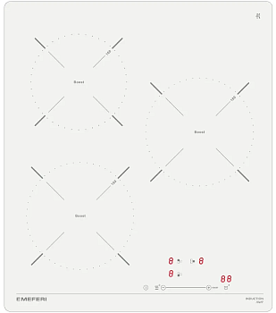 Фото товара: MEFERI MIH453WH POWER индукционная поверхность