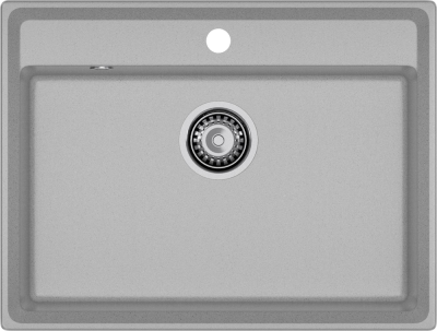 GranFest LEVEL GF-LV-660, мойка, мрамор, cерый