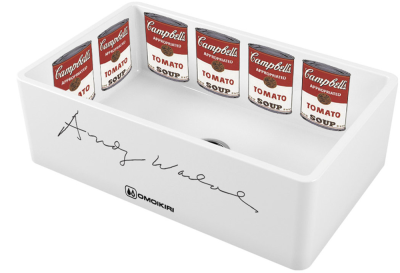 Детальное фото товара: Omoikiri Mikura 76-Warhol, мойка, керамика, белый