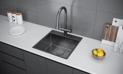 Детальное фото товара: KUCHENSTERN WERK 50, мойка, нержавеющая сталь
