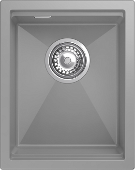 Фото товара: Rivelato LINO LN-354 grigio metallizz, мойка, гранит, серый металлик