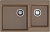 Фото товара: GranFest LEVEL GF-LV-780K, мойка, мрамор, терракот