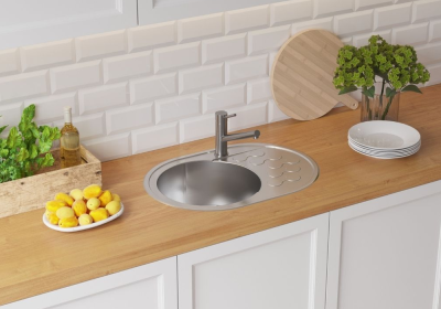 Детальное фото товара: Omoikiri Kasumigaura 65-IN, мойка, нержавеющая сталь