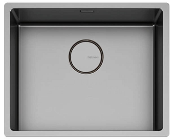 Фото товара: Falmec COMO 50 GUN METAL PVD, мойка, нержавеющая сталь, оружейная сталь