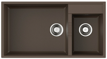 Фото товара: Omoikiri Tedori 85-2-U-ES, мойка, гранит, espresso