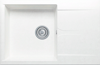 Фото товара: Polygran GALS-760, мойка, мрамор, белый хлопок 36