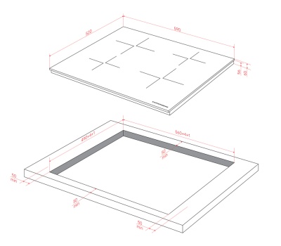 Детальное фото товара: Kuppersberg ICI 606 индукционная поверхность