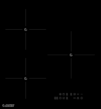 Фото товара: EXITEQ EXH-514IB индукционная поверхность