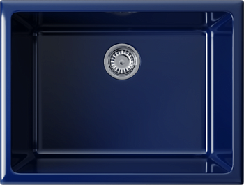 Фото товара: Omoikiri Okinoshima 61-U/I-IB Glossy, мойка, керамика, indigo blue