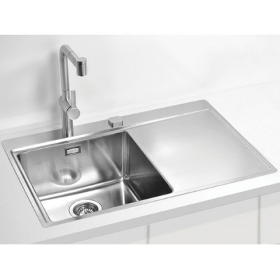 Детальное фото товара: ALVEUS PURE 40L new KMB-90, мойка, нержавеющая сталь, левая (в комплекте с сифоном 1148858)
