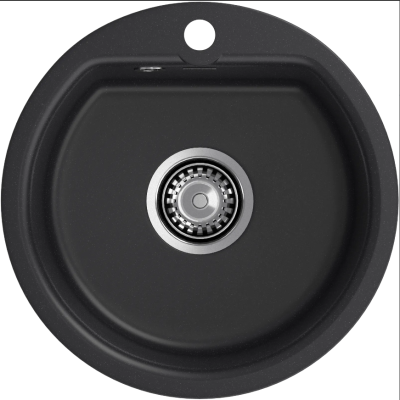 Детальное фото товара: GranFest GF-SMART 435, мойка, мрамор, черный