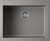 Детальное фото товара: Omoikiri Bosen 61A-GR, мойка, керамика, leningrad grey