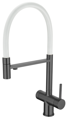 Emar EC-7024WHT PVD Dark, смеситель, вороненая сталь
